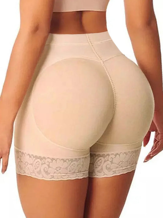 Natural Padded Butt Lift Lace Shapewear Control Panties Butt Enhancer