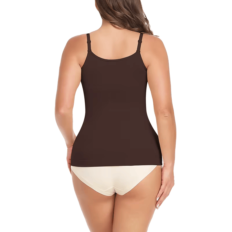 Everyday Scoop Neck Shaper Cami Top with Spaghetti Strap All Day Wear