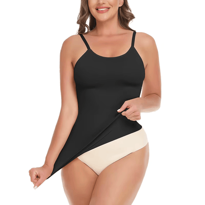 Everyday Scoop Neck Shaper Cami Top with Spaghetti Strap All Day Wear