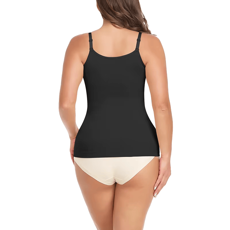 Everyday Scoop Neck Shaper Cami Top with Spaghetti Strap All Day Wear