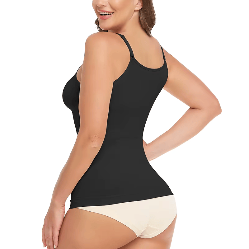 Everyday Scoop Neck Shaper Cami Top with Spaghetti Strap All Day Wear