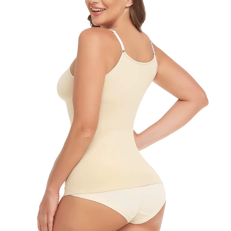 Everyday Scoop Neck Shaper Cami Top with Spaghetti Strap All Day Wear