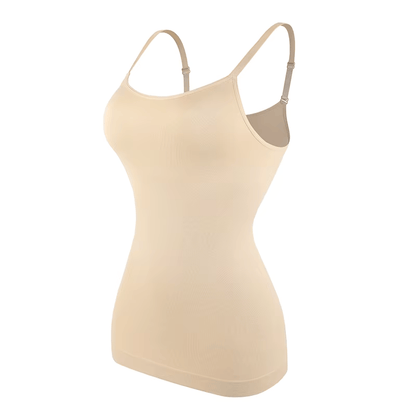 Everyday Scoop Neck Shaper Cami Top with Spaghetti Strap All Day Wear