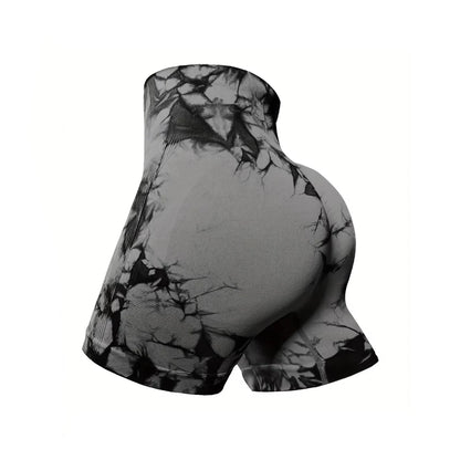 Tie Dye Workout Shorts For Women