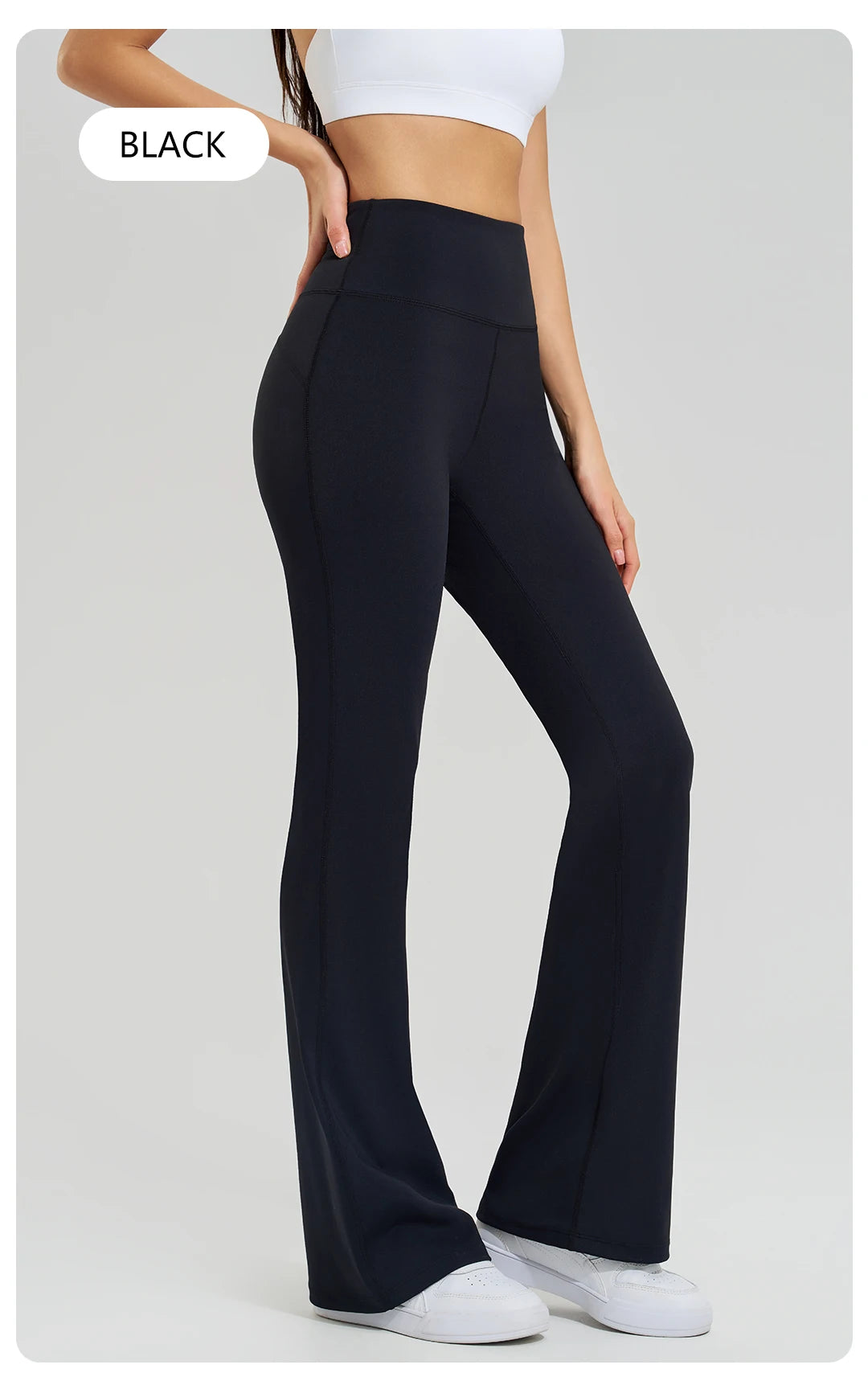 High Waist Flared Yoga Pants