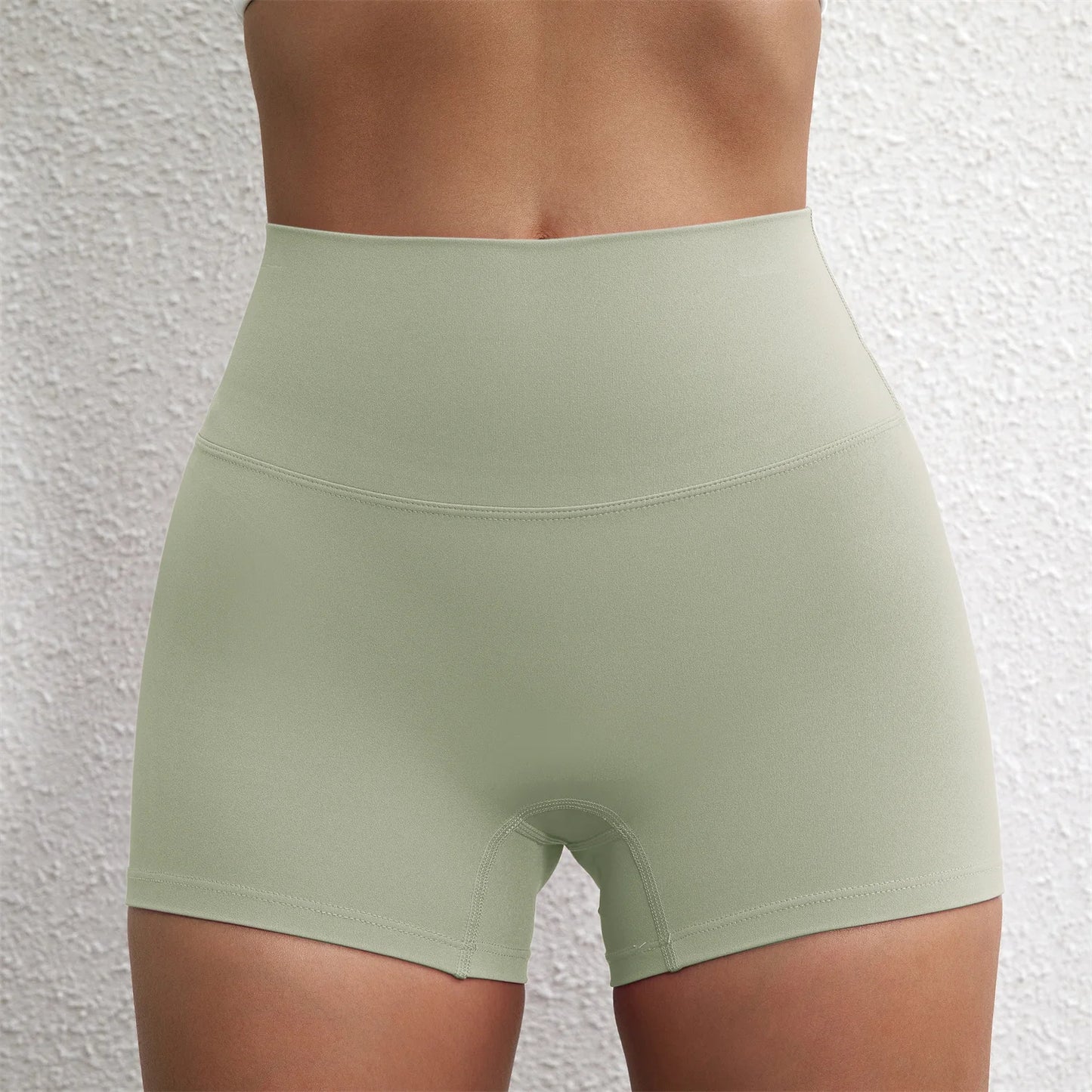 Solid Color Tight Compression Sport Shorts