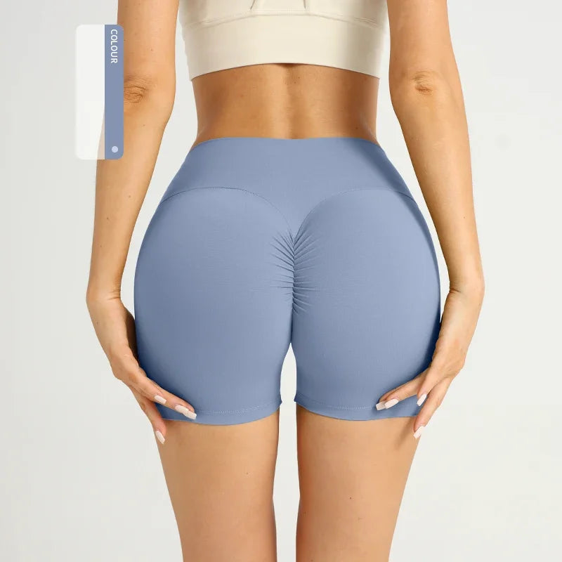 Women's Seamless Yoga Shorts Butt Lifting Fitness Pants
