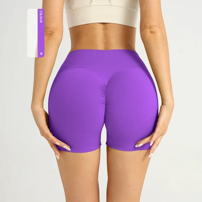 Women's Seamless Yoga Shorts Butt Lifting Fitness Pants