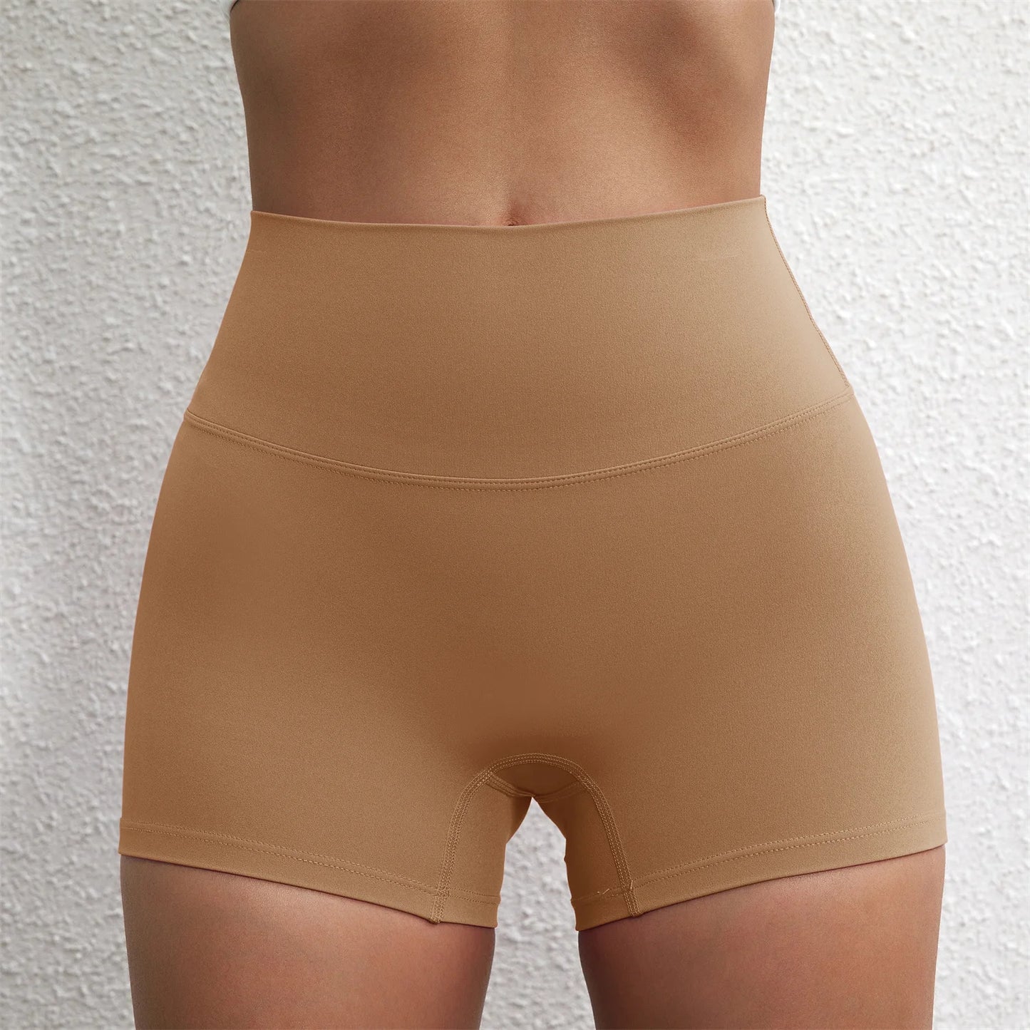 Solid Color Tight Compression Sport Shorts