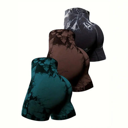 Tie Dye Workout Shorts For Women