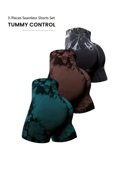 Tie Dye Workout Shorts For Women