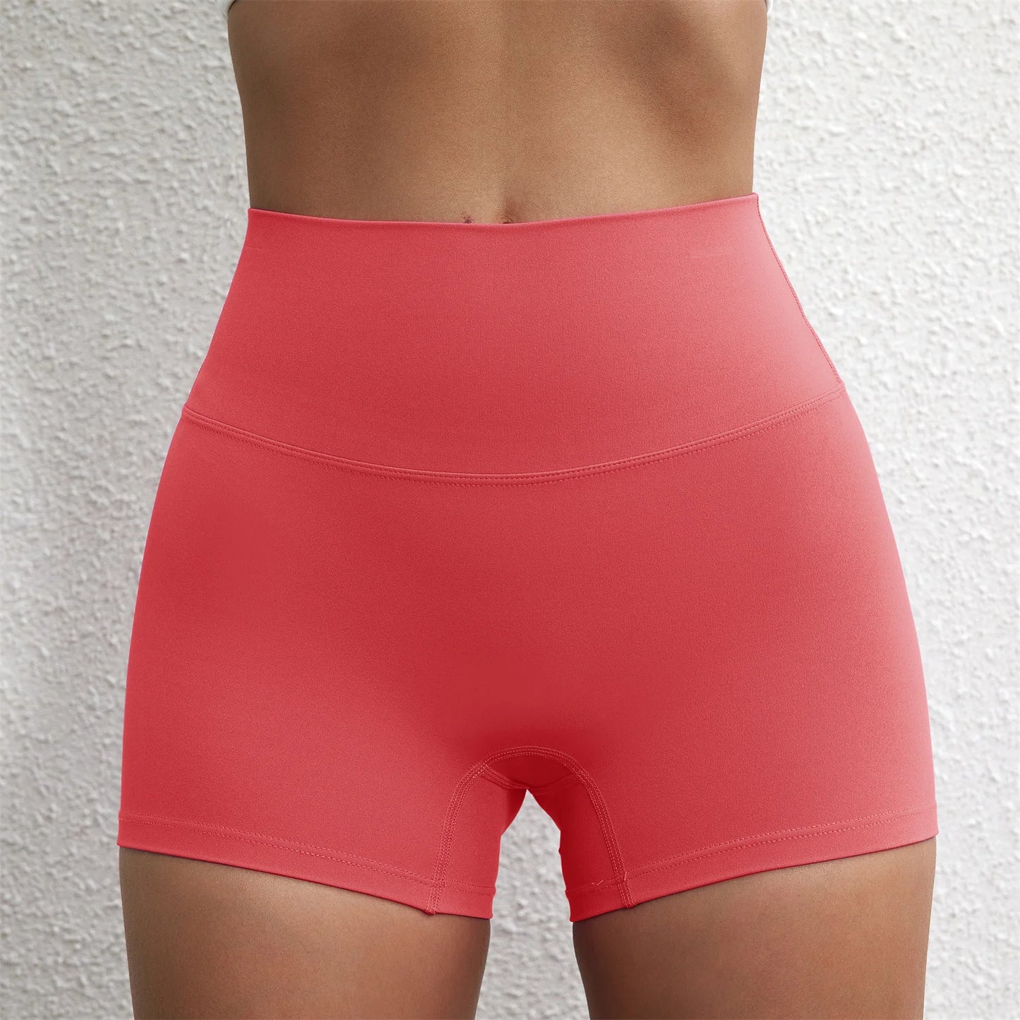 Solid Color Tight Compression Sport Shorts