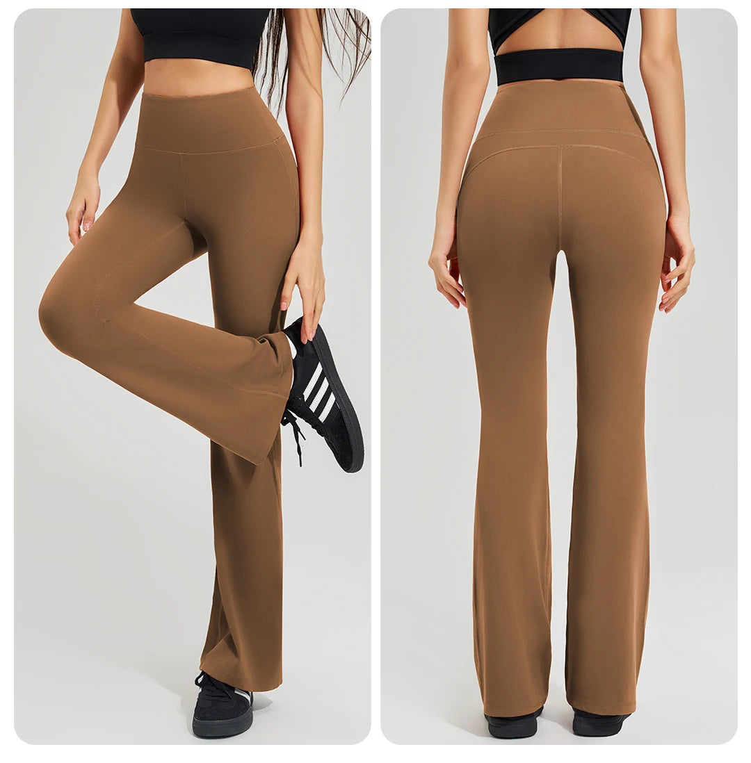 High Waist Flared Yoga Pants