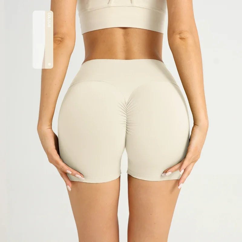Women's Seamless Yoga Shorts Butt Lifting Fitness Pants