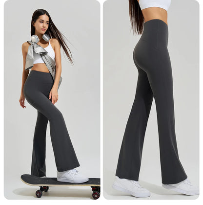 High Waist Flared Yoga Pants
