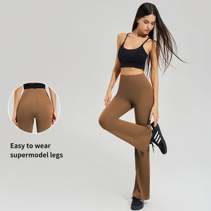 High Waist Flared Yoga Pants