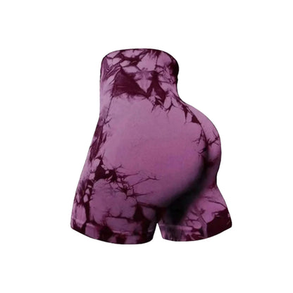 Tie Dye Workout Shorts For Women