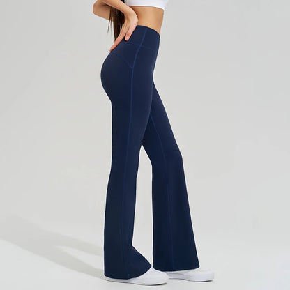 High Waist Flared Yoga Pants