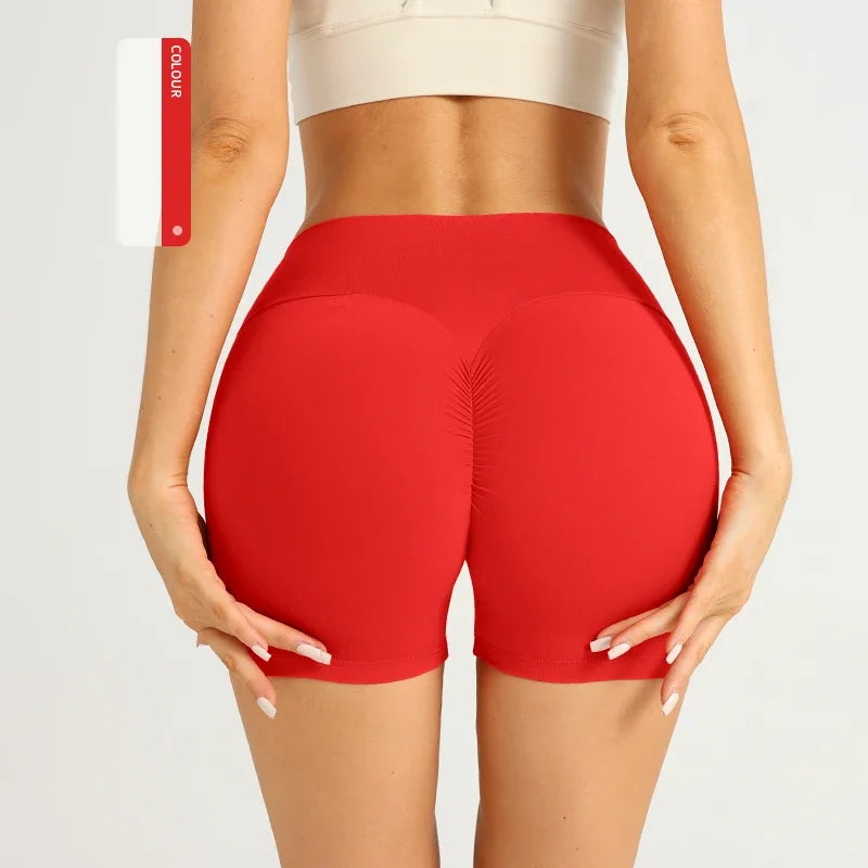 Women's Seamless Yoga Shorts Butt Lifting Fitness Pants