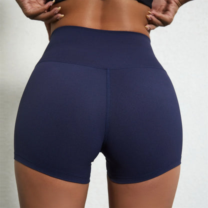 Solid Color Tight Compression Sport Shorts