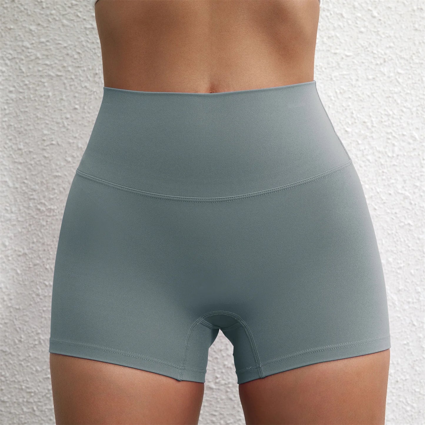 Solid Color Tight Compression Sport Shorts
