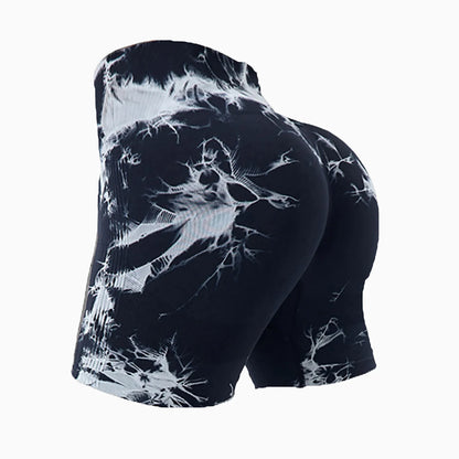Tie Dye Workout Shorts For Women