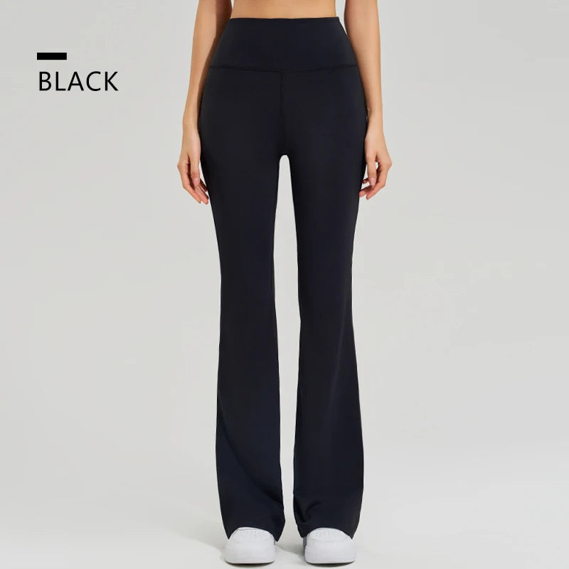 High Waist Flared Yoga Pants