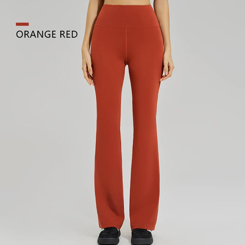 High Waist Flared Yoga Pants
