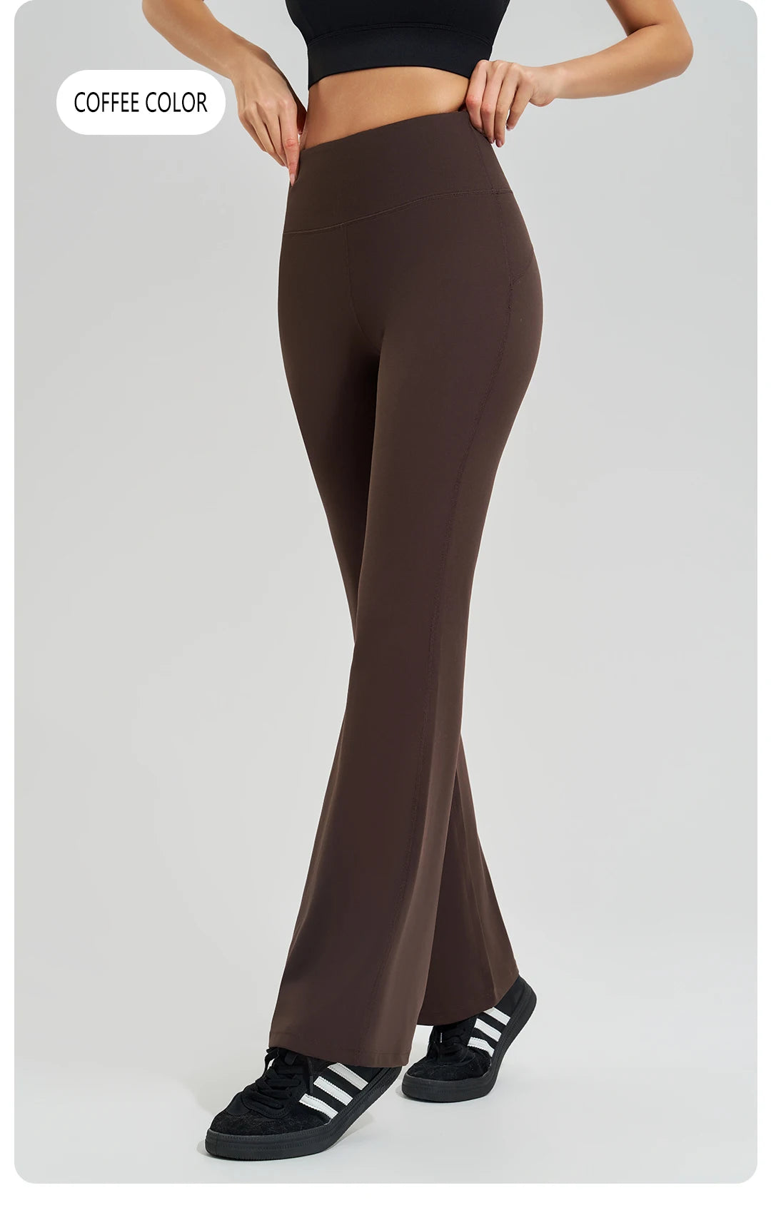 High Waist Flared Yoga Pants