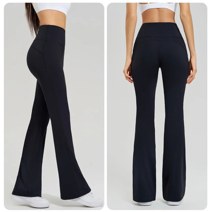 High Waist Flared Yoga Pants