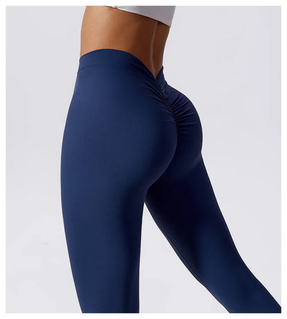 Back V Women Yoga Pants Choose One Size Larger