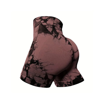 Tie Dye Workout Shorts For Women